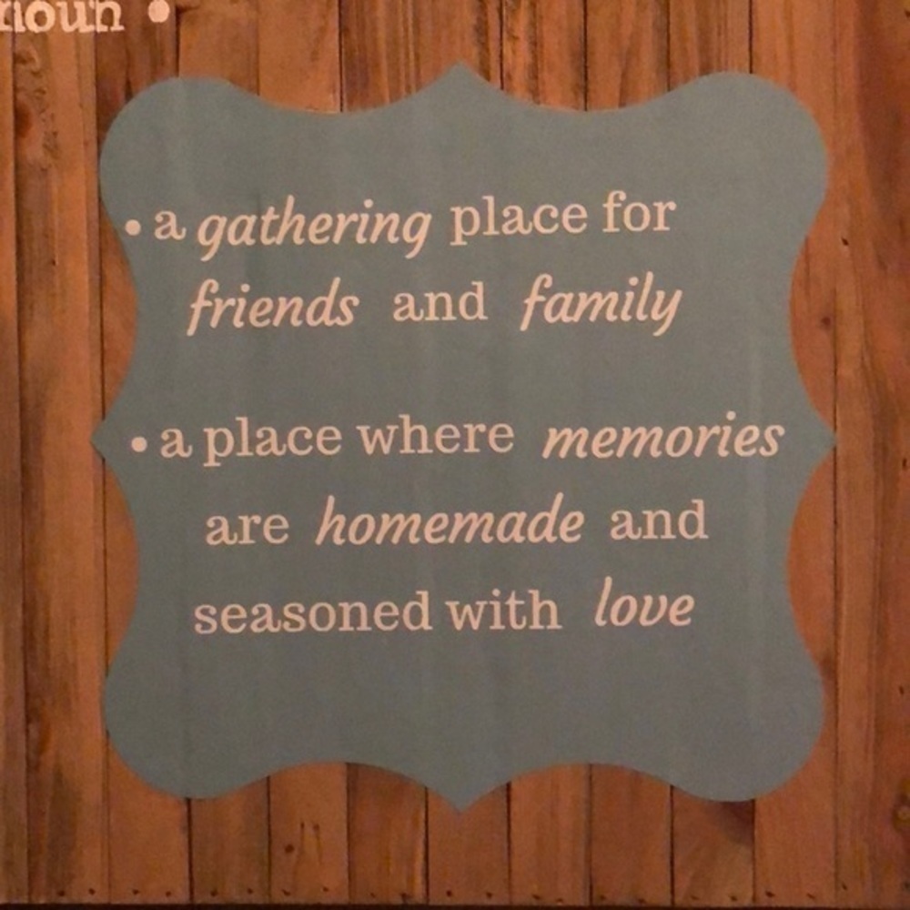 Wood Kitchen Sign - Picture 5 of 8